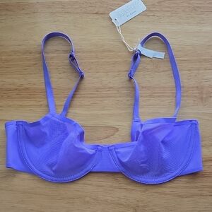 Purple Underwire Bra